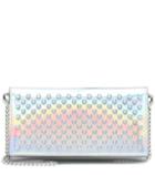 Christian Louboutin Boudoir Metallic Leather Clutch
