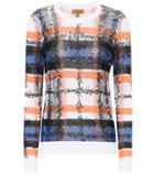 Burberry Scribble Check Cotton Sweater