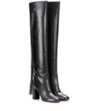 Aquazzura Fringed Leather Over-the-knee Boots