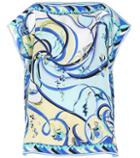 Emilio Pucci Beach Printed Silk Top