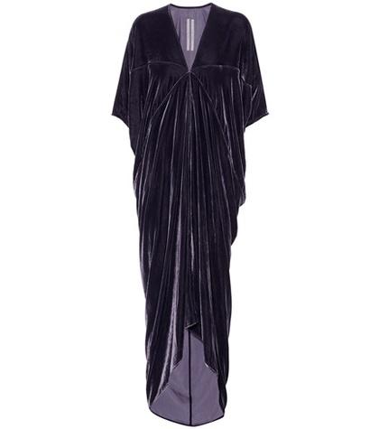 Rick Owens Velvet Maxi Dress