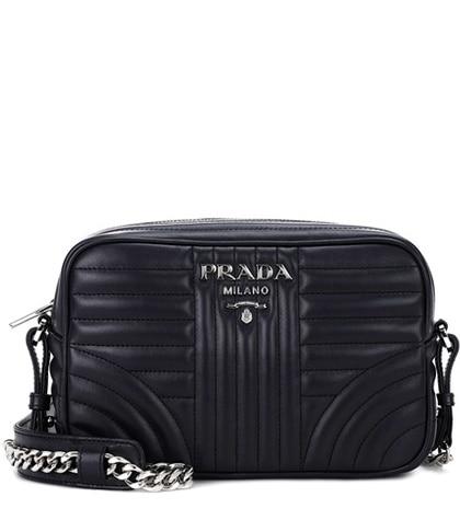 Prada Diagramme Leather Crossbody