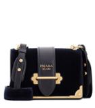 Prada Cahier Leather Velvet Bag