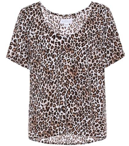 Bottega Veneta Caroline Leopard-print Blouse