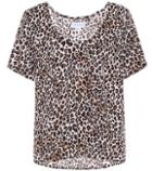 Bottega Veneta Caroline Leopard-print Blouse