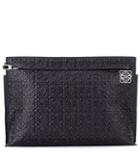 Loewe T Pouch Leather Clutch