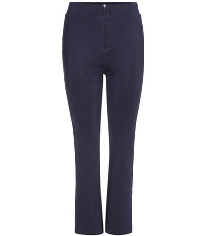 Ganni Rogers Lace-panelled Trousers