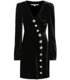 Veronica Beard Wynne Velvet Mini-dress