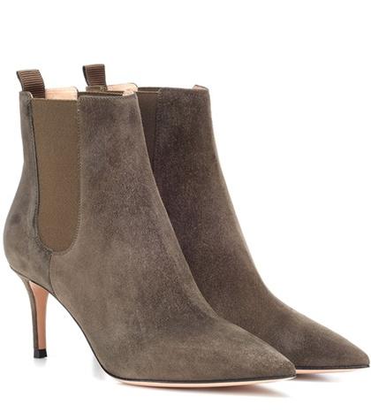 Gianvito Rossi Evan Suede Ankle Boots