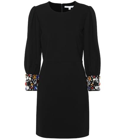 Veronica Beard Amery Embellished Jersey Dress