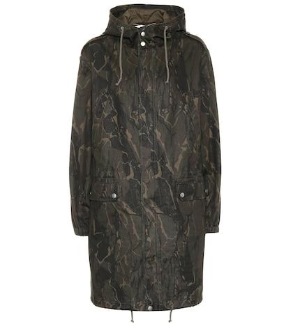 Saint Laurent Camouflage Cotton-blend Parka
