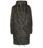 Saint Laurent Camouflage Cotton-blend Parka