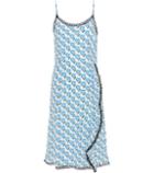 Miu Miu Printed Silk Slip Dress