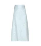 Redvalentino Mono Jacquard Midi Skirt
