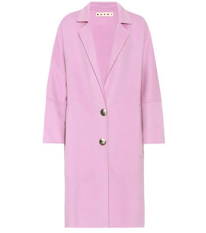 Marni Wool, Alpaca And Cashmere Coat