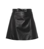 Etro Leather Miniskirt