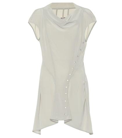 Rick Owens Draped Silk Top