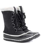Sorel Caribou Leather And Suede Snow Boots