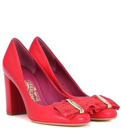 Anya Hindmarch Elinda 85 Leather Pumps