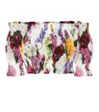 Dolce & Gabbana Floral Cotton Crop Top