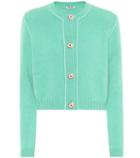 Re/done Embellished Cashmere Cardigan