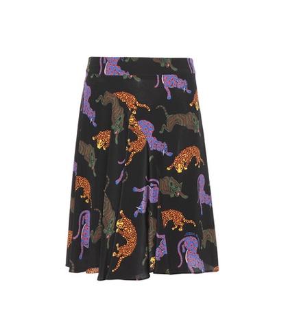 Stella Mccartney Printed Silk Skirt