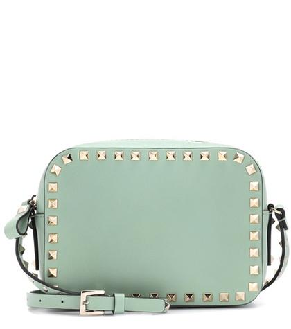 Saint Laurent Valentino Garavani Rockstud Leather Cross-body Bag