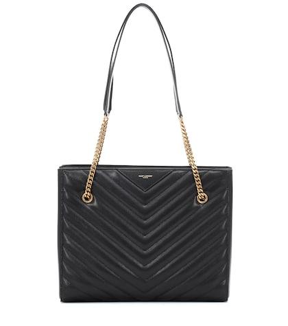 Saint Laurent Tribeca Medium Leather Shopper