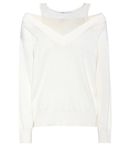 T By Alexander Wang Cotton-blend Sweater