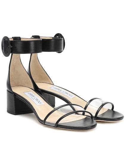 Jimmy Choo Jaimie 40 Leather Sandals