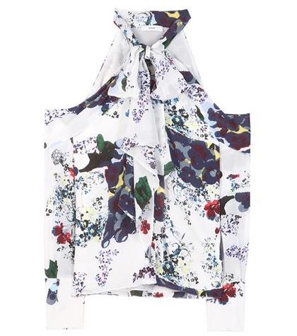 Acne Studios Aila Printed Silk Blouse