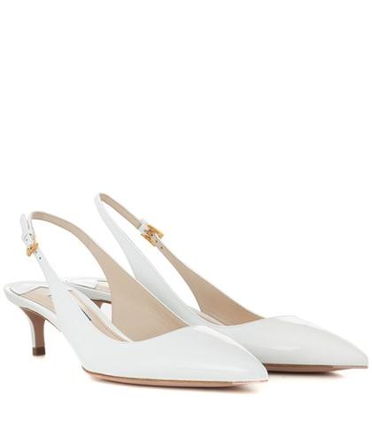Stella Mccartney Patent Leather Slingback Pumps