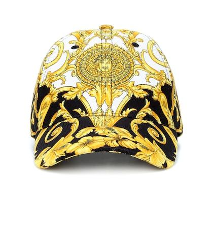 Versace Printed Cotton Cap