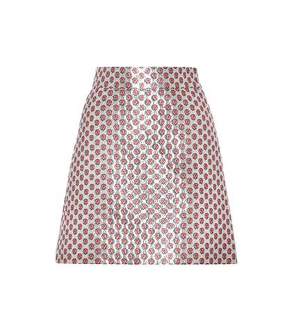 Miu Miu Printed Jacquard Skirt