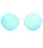 Victoria Beckham Supra Mirrored Round Sunglasses