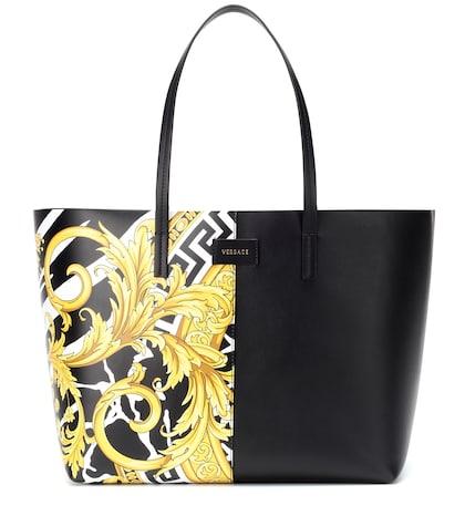 Chlo Medusa Printed Leather Tote