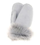Miu Miu Fur-lined Suede Mittens