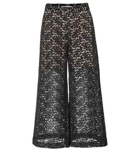 Stella Mccartney Cotton-blend Lace Culottes