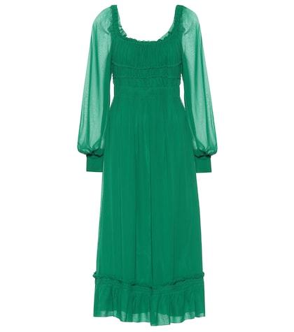 Heidi Klein Silk Chiffon Midi Dress