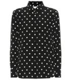 Saint Laurent Polka-dot Silk Shirt