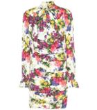 Dolce & Gabbana Floral Stretch Silk Dress