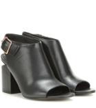 Alexander Wang Nadia Leather Peep-toe Ankle Boots
