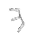 Repossi Berbere 18kt White Gold Ear Cuff With Diamonds