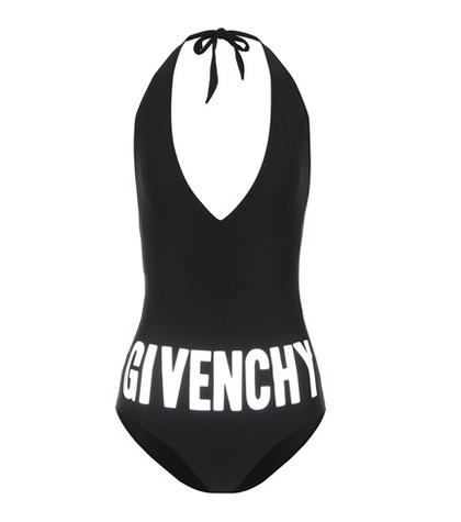 Givenchy Printed Halter Swimsuit