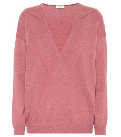 Brunello Cucinelli Cashmere V-neck Sweater