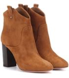 Prada Rocky Suede Ankle Boots