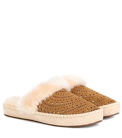 Ugg Australia Aira Sunshine Suede Slippers