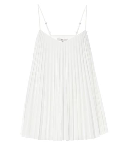 Tibi Pleated Crêpe Top