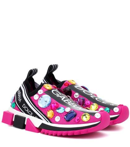 Johanna Ortiz Sorrento Embellished Sneakers