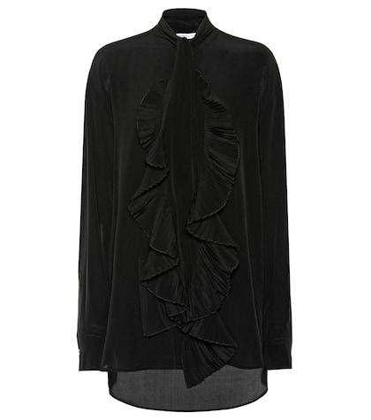Givenchy Ruffled Silk Crêpe Shirt